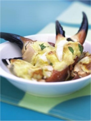 Pinces de tourteaux gratinées
Photo : © Ofimer