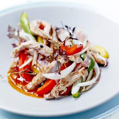 Piperade de veau
Photo : ©  J.C Amiel / O.Souksis Savanh