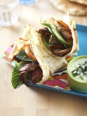 Pitas de bœuf à la menthe
Photo : © INTERBEV / Jean-François Mallet