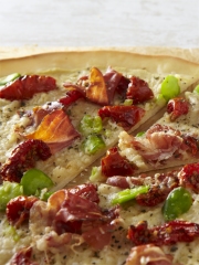 Pizza Artichaut, Speck et Parmesan
Photo : © Croustipate