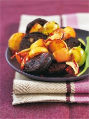 Poêlée de boudin noir aux 2 pommes
Photo : © Centre d'Information des Charcuteries-produits Traiteurs (CICT)