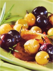 Poelée de raisins au miel et au romarin
Photo : Yves Bagros / Sopexa