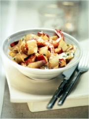 Poêlée d'endives aux gambas et pommes fruits
Photo : © Y. Bagros / Photothèque Sopexa