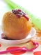 Pomme surprise à la confiture de framboises