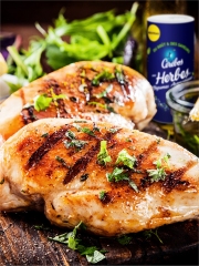 Poulet au Gingembre et au Sel aux Herbes
Photo : © Cérébos