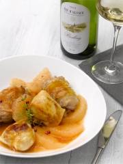 Poulet rôti aux pamplemousses et aux baies roses
Photo : © CIVA / Philippe Asset