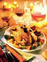 Idée de recette : Poularde fermière des Landes
farcie aux truffes
Photo : Volailles Fermières des Landes