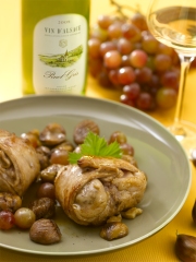 Râbles de Lapin poêlés aux Châtaignes
Photo : © CIVA / Philippe Asset