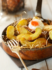 Poêlée de Ratte du Touquet et son œuf en nid pour Pâques
Photo : © La Ratte du Touquet