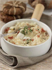 Risotto au Banon Jambon Cru et Thym
Photo : © ANICAP
