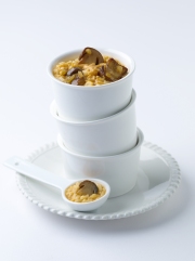 Risotto de velouté de homard et petits cèpes bouchons
Photo : © Connétable