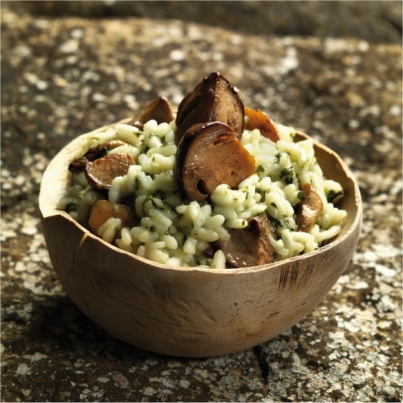 Risotto Vert aux Cèpes
Photo : © Magda