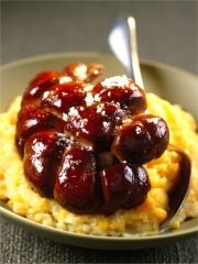 Rognons de génisse caramélisés et purée à l'huile d'olive et beurre demi-sel
Photo : © Confédération Nationale de la Triperie Française (CNTF)