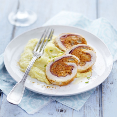 Roulés de Poulet aux Shiitakés et au Pesto Rosso
Photo : © A Point Studio pour LOU