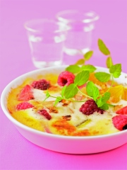 Sabayon de mascarpone aux fruits frais et sucre roux
Photo : © Natacha Nikouline