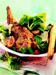 Salade Caesar au lapin