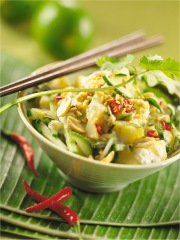 Salade tiède de pommes de terre à la Thaï
Photo : © Yves Bagros / CNIPT