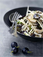 Salade de raisin noir et lentilles
Photo : © JC. Amiel
AOP Raisin de Table