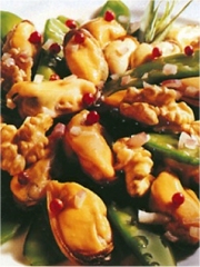 Salade de moules aux pois gourmands et aux noix
Photo : Philippe Asset / CNC