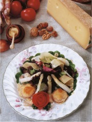 Salade au Comté et sa vinaigrette au miel
Photo : © CIGC