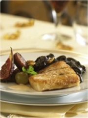 Dos de sandre rôti à la Bière de Noël, fricassée de fruits d'automne
Photo : © Brasseurs de France