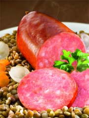 Saucisse de Morteau aux lentilles