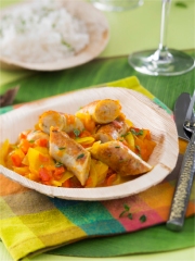 Saucisses de lapin en rougail
Photo : © L'Atelier des Chefs