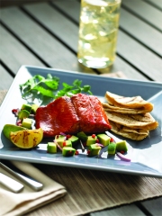 Saumon Laqué au Jack Daniel's
Photo : © Jack Daniel's