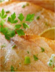 Saumon gratin� et risotto aux fines herbes
Photo : � Maggi