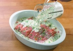 Saumon gratiné et risotto aux fines herbes - Etape 3