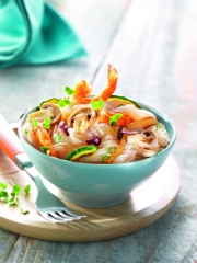 Shirataki de Konjac aux courgettes et champignons
Photo : © Gayelord Hauser