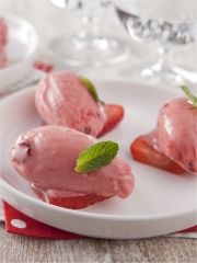 Sorbet Fraises à la Vichy Célestins
Photo : © Vichy Célestins