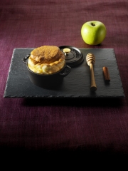 Soufflé d'Époisses au miel de fleurs de pomme
Photo : © Syndicat de Défense de l'Epoisses