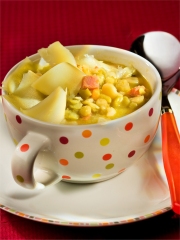 Recette Soupe aux pois et au Comté