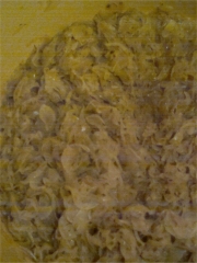 Pissaladière : Les oignons deviennent fondants, sans prendre de couleur
Photo : © Cooking2000