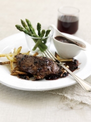 Steak de Gigot d'Agneau Gallois au poivre
Photo : © Agneau Gallois IGP