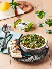Recette Taboulé Libanais et sardines sans arêtes huile d'olive vierge extra