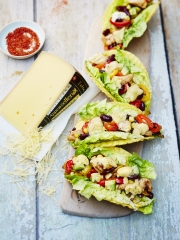 Tacos au poulet mariné et à l'Appenzeller®
Photo : © Fromages de Suisse