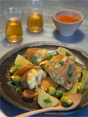 Tajine de grondin aux légumes d'hiver
Photo : © Pavillon France