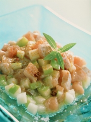 Tartare de maquereau à la pomme et au curry
Photo : © Philippe Asset / Sopexa