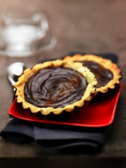 Tartelettes Chocolat et Piment d'Espelette
Photo : © St Hubert