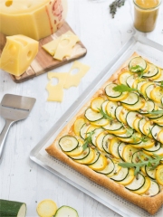 Tarte à la courgette et à l'Emmental de Savoie
Photo : © Astrid Fronteau