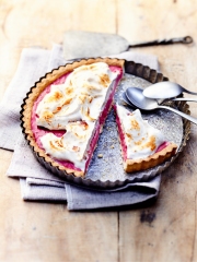 Tarte Framboise Meringuée à la Rhubarbe
Photo : © Picard
