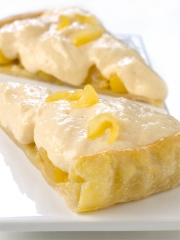 Tarte mousseuse à l'abricot
Photo : © Gloria