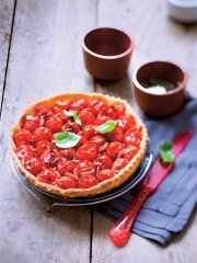 Recette Tarte aux tomates-cerises