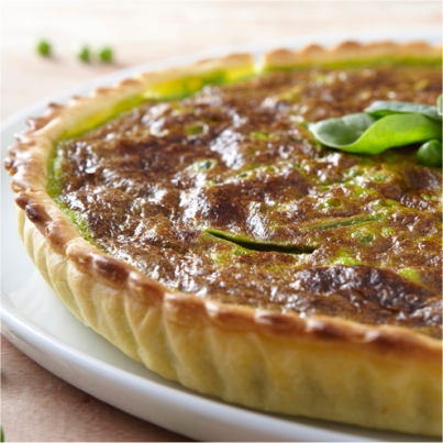 Tarte végétarienne toute verte
Photo : © Croustipate