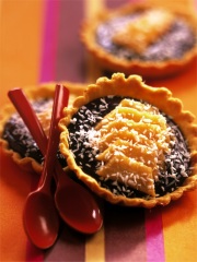 Tartelettes choco-melon Philibon
Photo : © Yves Bagros / Stylisme : Laurence du Tilly