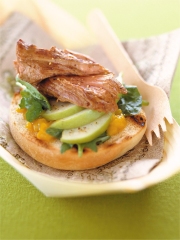 Tartine d'onglet de veau, pommes craquantes
Photo : © Confédération Nationale de la Triperie Française (CNTF)