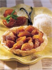 Tarte aux mirabelles de Lorraine et
glace à l'huile d'olive de Maussane
Photo : © Christian Adam