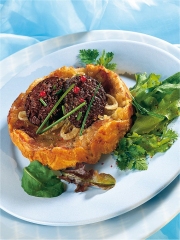 Tarte tatin au boudin